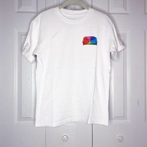 Brockhampton Iridescence Small White Short Sleeve Tee